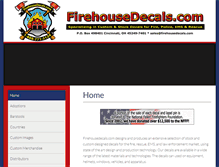 Tablet Screenshot of firehousedecals.com
